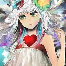 Схема вышивки «Девочка.»