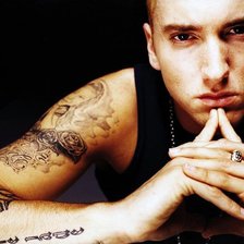 Схема вышивки «Эминем»