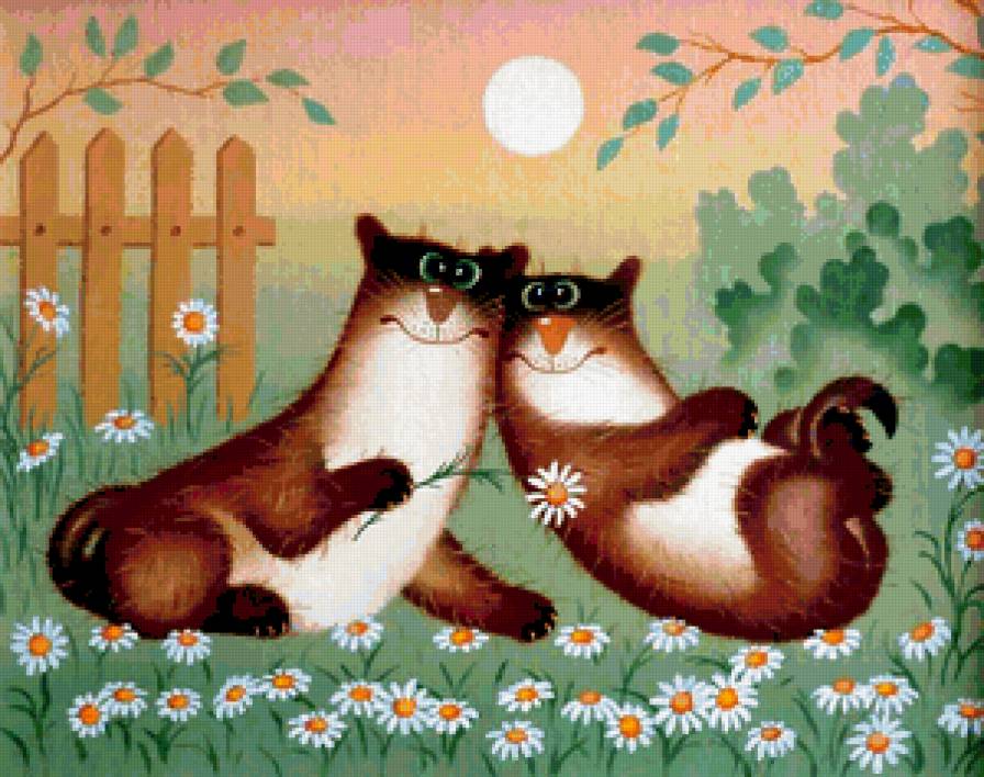 Очаровательные котейки Александра Зотова - кот - предпросмотр