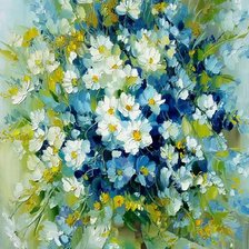 Схема вышивки «Натюрморт Сергеев»