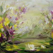 Схема вышивки «Цветы Сергеев»