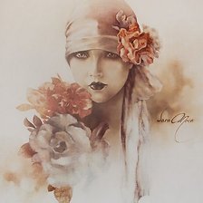 Схема вышивки «женский образ»