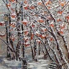 Схема вышивки «Рябина»