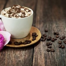 Схема вышивки «Кофе»