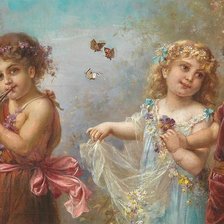 Схема вышивки «дети»