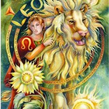 Схема вышивки «лев»