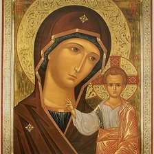 Схема вышивки «Казанская божья матерь»