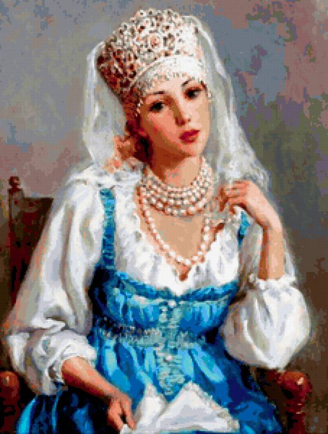 русская красавица - классика - предпросмотр