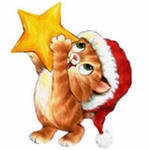 Схема вышивки «котенок»