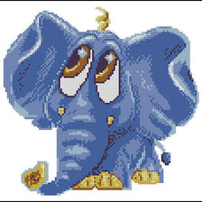 Схема вышивки «слоник2»