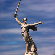 Схема вышивки «Родина Мать»