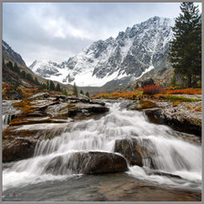 Схема вышивки «пейзаж»