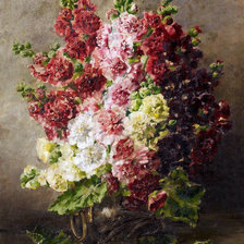 Схема вышивки «мальва1»