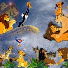 Схема вышивки «КОРОЛЬ ЛЕВ»