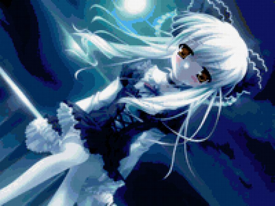 ДЕВОЧКА АНИМЭ - глаза, анимэ, красота, девушка, девочка - предпросмотр