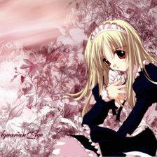 Схема вышивки «ДЕВОЧКА АНИМЭ»