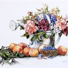 Схема вышивки «натюрморт»