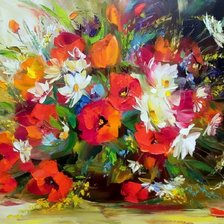 Схема вышивки «Натюрморт Сергеев»