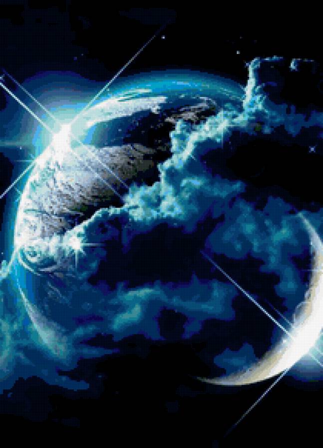 Космос - рассвет, космос - предпросмотр