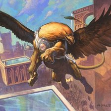 Схема вышивки «грифон»