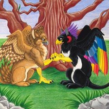 Схема вышивки «грифрны»