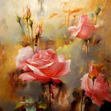 Схема вышивки «Розы»