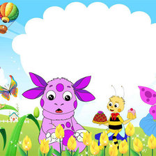 Схема вышивки «лунтик»