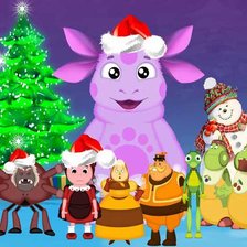 Схема вышивки «лунтик»