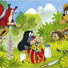 Схема вышивки «крот»