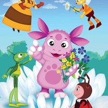 Схема вышивки «лунтик»