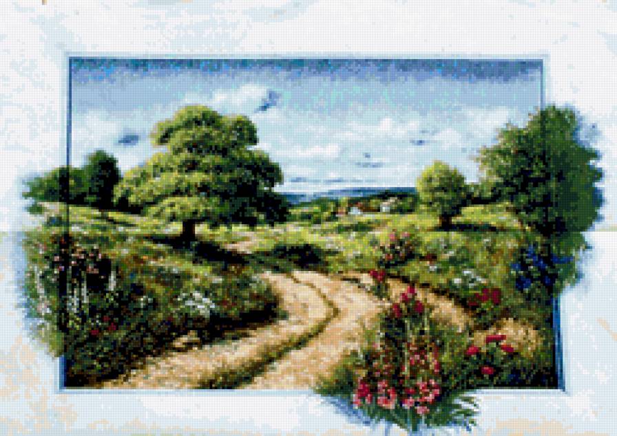 Тропинка - россия, лето, тропинка, пейзаж - предпросмотр