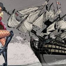 Схема вышивки «Пиратка»