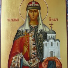 Схема вышивки «Святая Ольга»