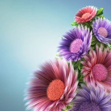 Схема вышивки «цветы»