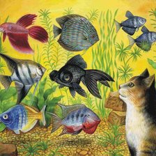 Схема вышивки «Аквариум»