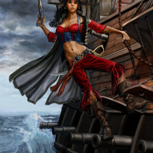 Схема вышивки «пиратка»