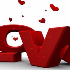 Схема вышивки «ловэ»