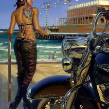 Схема вышивки «девушка»