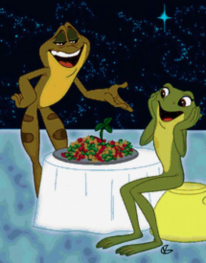 принцесса и жаба - детская, мультик, любовь, лягушки, романтика, мультяшки, детям - предпросмотр