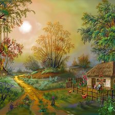 Схема вышивки «картина»