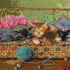 Схема вышивки «кисы»