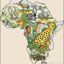 Схема вышивки «южная америка»