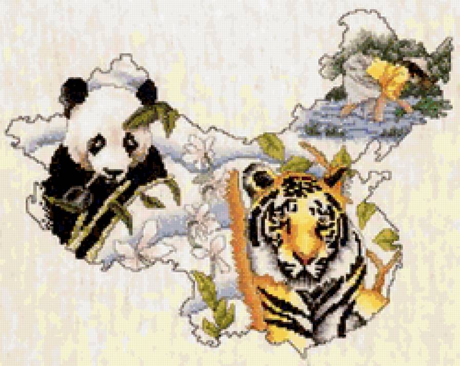 китай - карта - предпросмотр