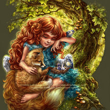 Схема вышивки «девочка»