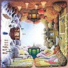 Схема вышивки «Времена Года Пейзажи»