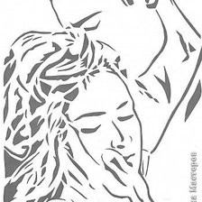 Схема вышивки «Para vljubljonnih»