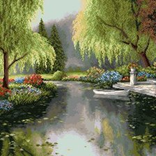 Схема вышивки «серия "пейзажы"»