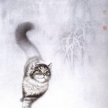 Схема вышивки «kotik»