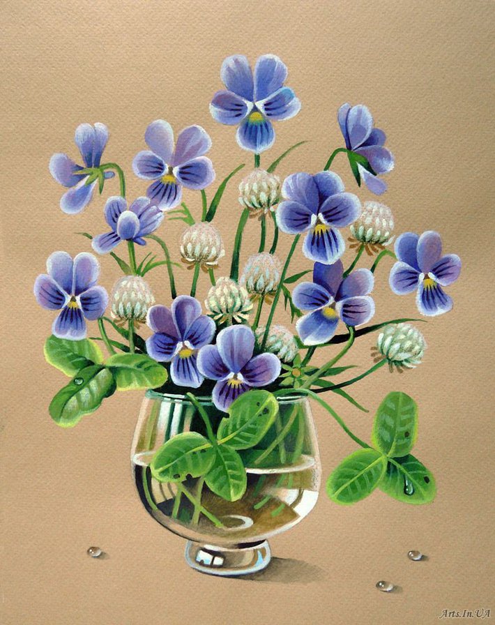 Скромненький букетик - цветы, букет - оригинал