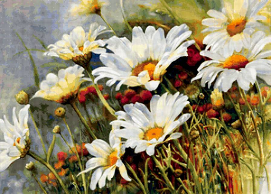 королева полей - ромашки, ромашка, цветы - предпросмотр